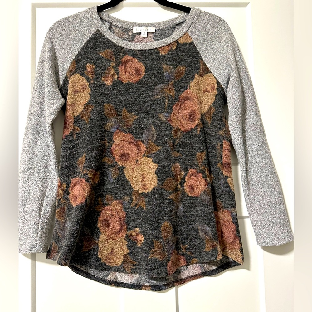 Down East Floral Sweater | Size Small |